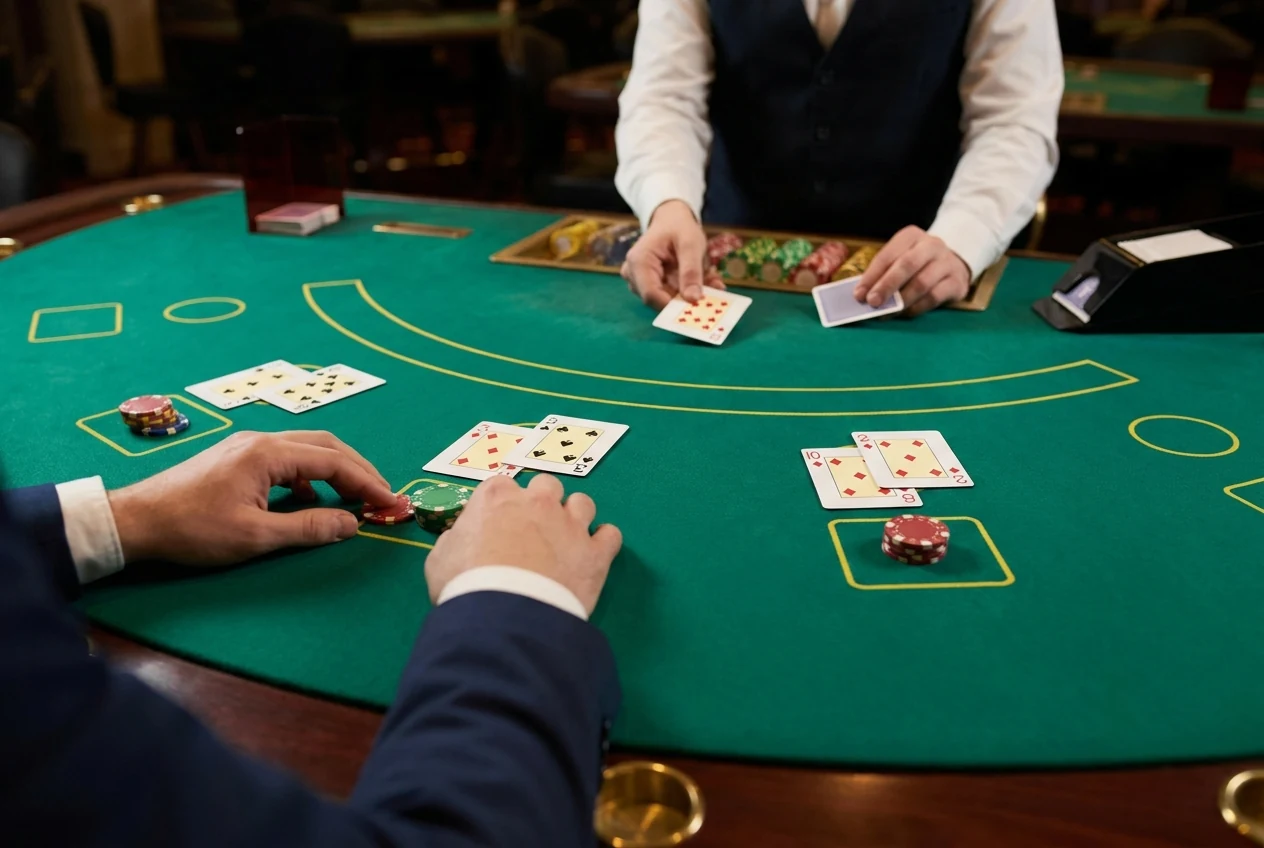 Blackjack Switch sur BetRiviera online casino table games